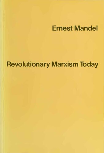 Revolutionary Marxism Today