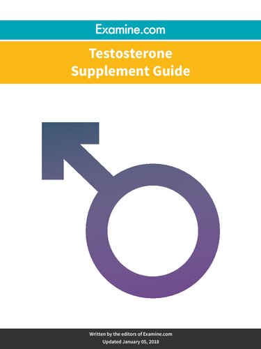 - Testosterone supplement guide