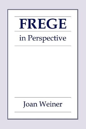 Frege in Perspective