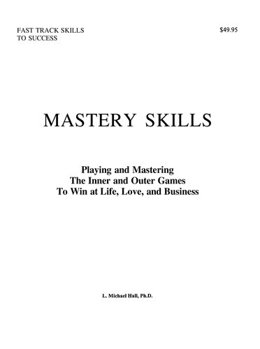 Mastery Skills Manual: From Matrix to Mastery