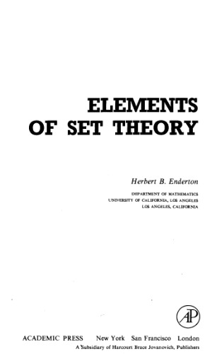 Elements of set theory