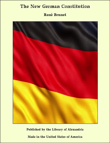 The New German Constitution