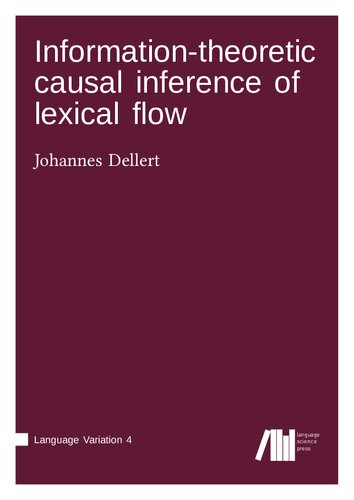 Information-theoretic causal inference of lexical flow