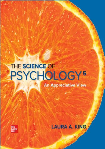 The Science of Psychology An Appreciative view 2020 5th edition