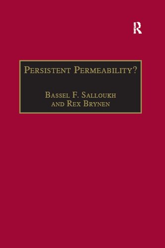 Persistent Permeability?: Regionalism, Localism, and Globalization in the Middle East