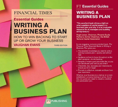 financial times essential guide to writing a business plan how to win backing to start up or grow your business