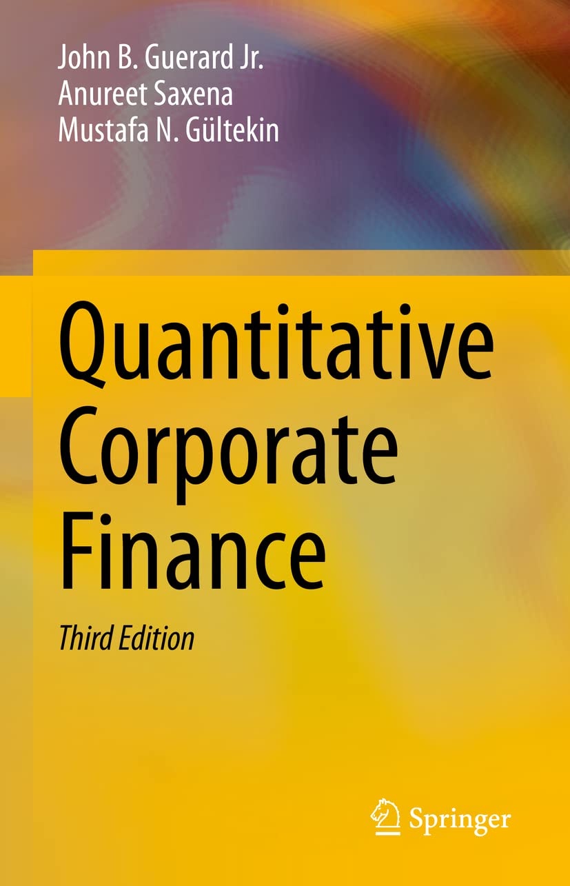 Quantitative Corporate Finance