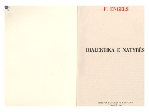 Dialektika e natyrës