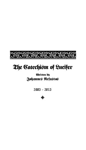 The Catechism of Lucifer