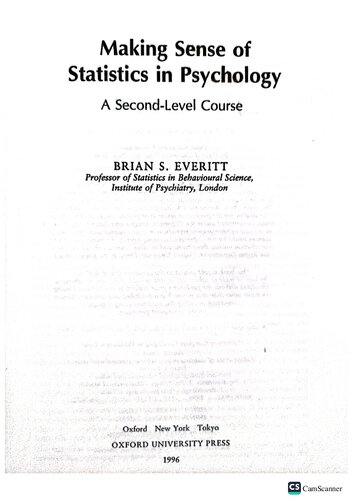 Making Sense of Statistics in Psychology