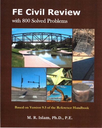FE Civil Review: With 800 Solved Problems