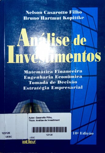 Análise de Investimentos