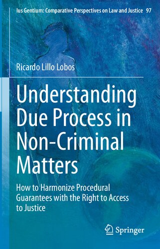 Understanding Due Process in Non-Criminal Matters: How to Harmonize Procedural Guarantees with the Right to Access to Justice
