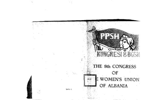The 8th Congress ot the Women’s Union of Albania