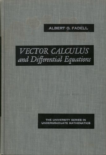 Vector Calculus and Differential Equations