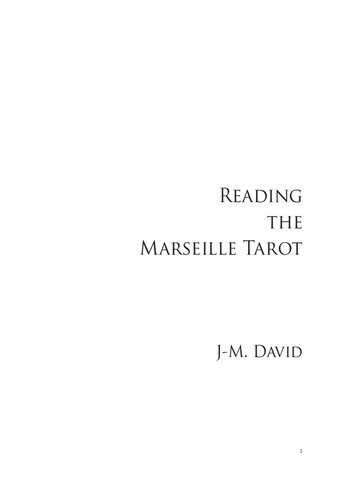 Reading the Marseille Tarot
