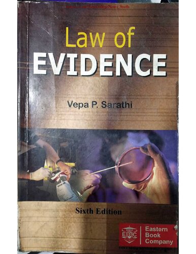 LAW OF EVIDENCE ,2016 Reprint (6th Edition)