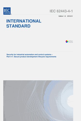 Security for industrial automation and control systems - Part 4-1: Secure product development lifecicle requirements