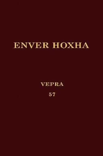 Enver Hoxha. Vepra