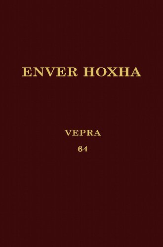 Enver Hoxha. Vepra