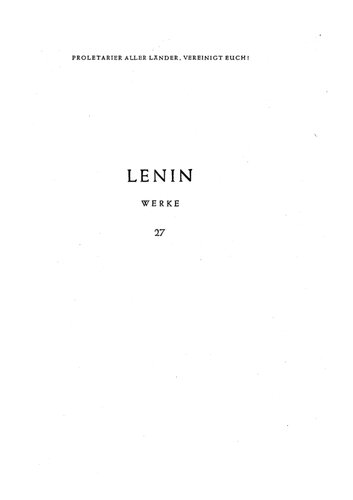 Wladimir I. Lenin