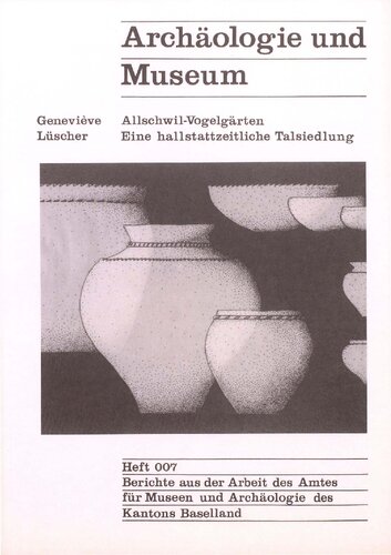 Allschwil-Vogelgärten: Eine hallstattzeitliche Talsiedlung