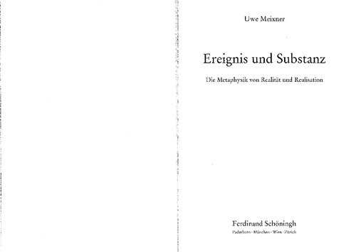 Ereignis und Substanz