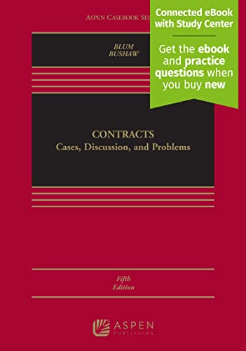 Contracts: Cases, Discussion, and Problems [Connected eBook with Study Center]