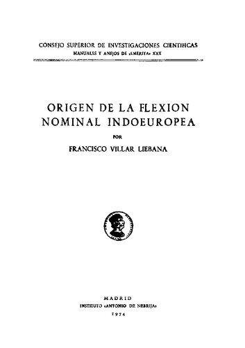 Origen de la flexión nominal indoeuropea