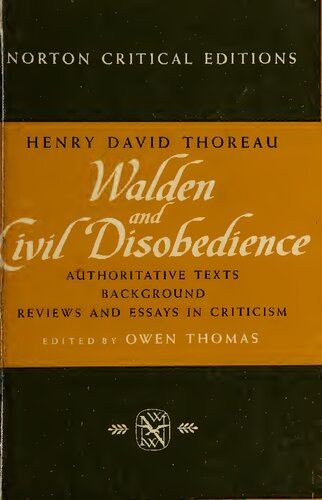 Walden and Civil Disobedience