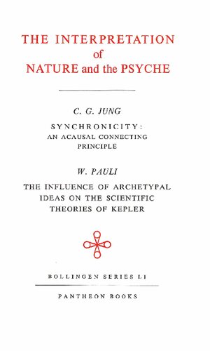 The Interpretation of Nature and the Psyche