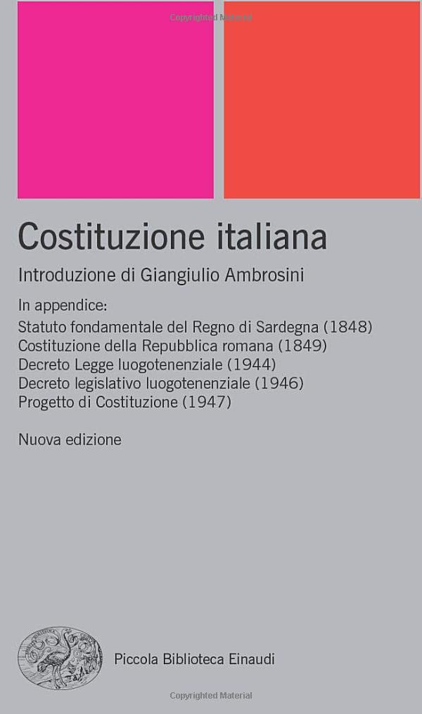 Costituzione italiana