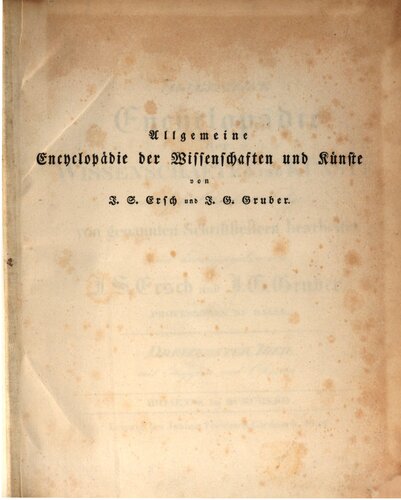 Allgemeine Encyclopädie der Wissenschaften und Künste in alphabetischer Folge / Briaensk bis Bukuresd