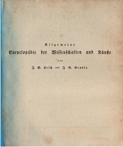 Allgemeine Encyclopädie der Wissenschaften und Künste in alphabetischer Folge / Cos bis Czvittinger