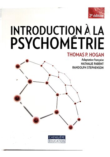 Introduction à la psychométrie