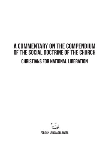 A Commentary on the Compendium of the Social Doctrine of the Church