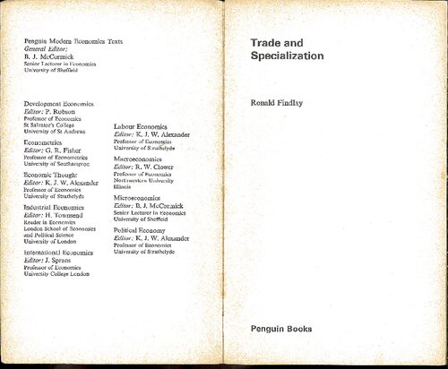 Trade and specialization