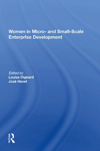 Women in Micro- and Small-Scale Enterprise Development