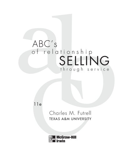 ABCs of Relationship Selling Through Service 11th Edition