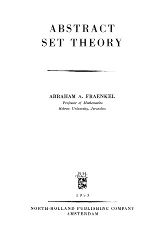 Abstract Set Theory