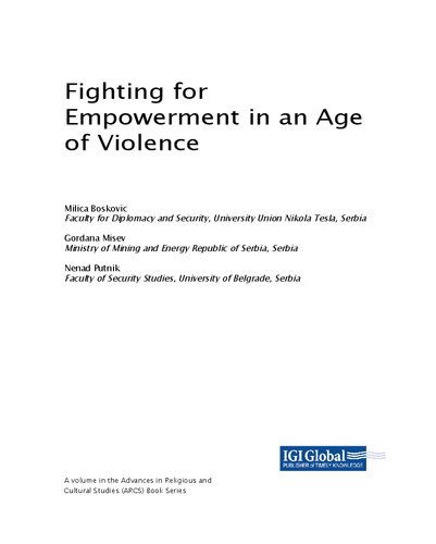 Fighting for Empowerment in an Age of Violence