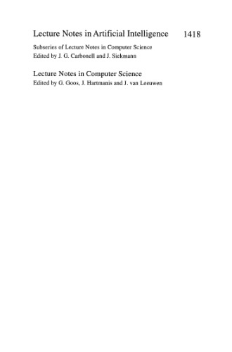 Advances in Artificial Intelligence: 12th Biennial Conference of the Canadian Society for Computational Studies of Intelligence, AI'98 Vancouver, BC, Canada, June 18–20, 1998 Proceedings