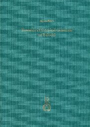 Towards a Historical Grammar of Balochi