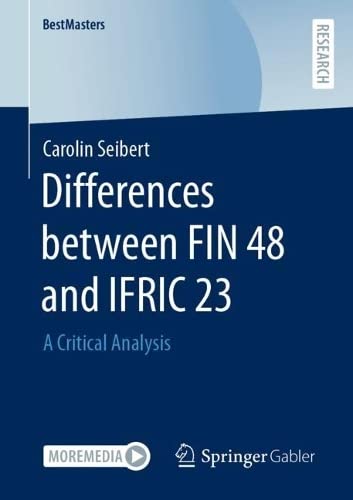 Differences between FIN 48 and IFRIC 23: A Critical Analysis