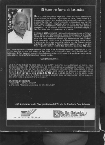 San Salvador, ciudad de 450 años