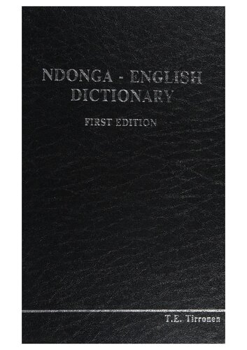 Ndonga-English Dictionary