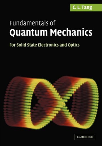 Fundamentals of Quantum Mechanics: For Solid State Electronics and Optics (Instructor Solution Manual, Solutions)