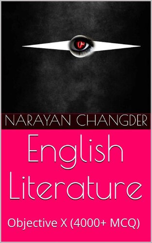 English Literature: Objective X (4000+ MCQ)