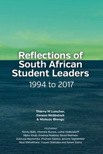 Reflections of South African Student Leaders: 1994 to 2017