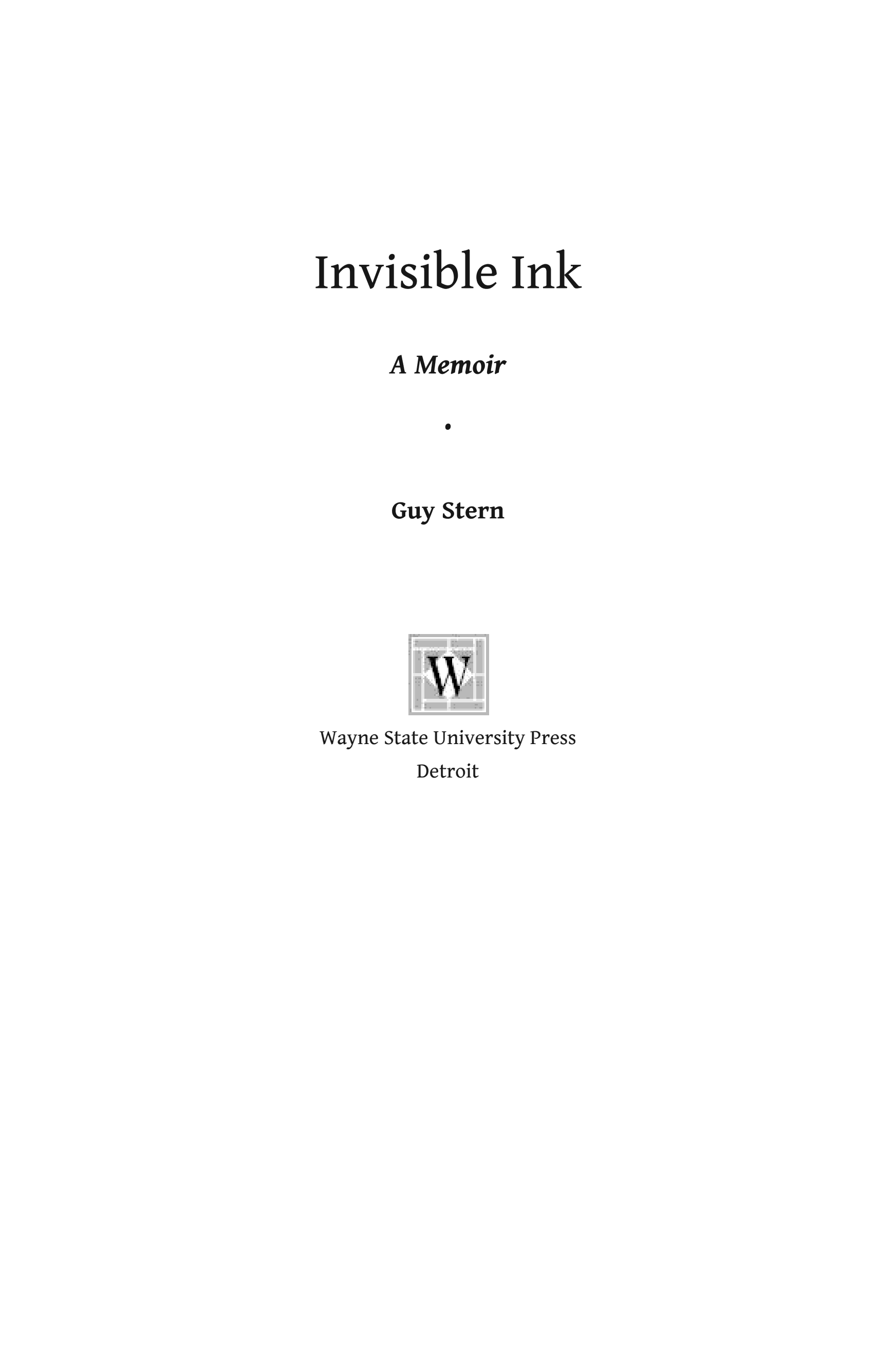 Invisible Ink